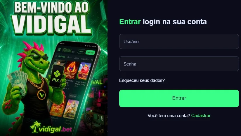 Login Vidigal Login Vidigal
